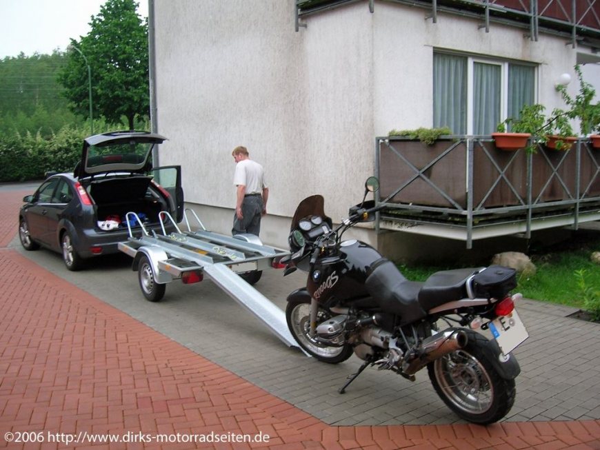 Verladung der Bikes