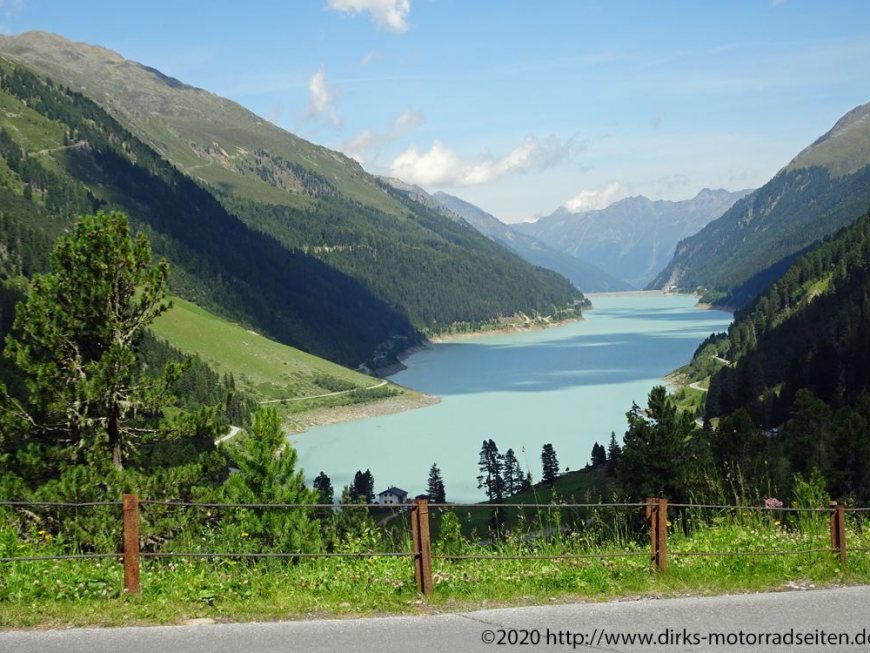 Gepatschstausee / Kaunertaler Gletscherstraße