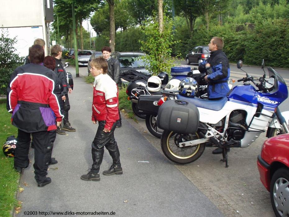Abfahrt in Essen