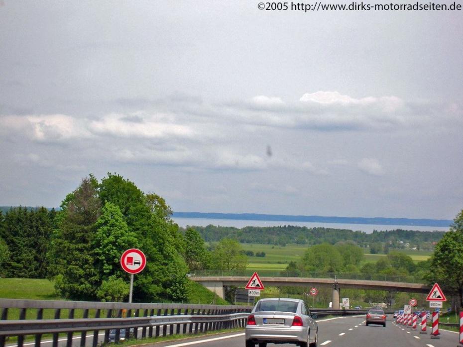 Blick auf dem Chiemsee
