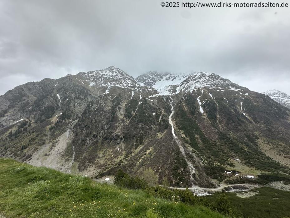 Auffahrt Flüelapass